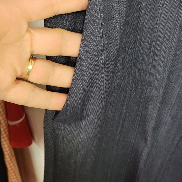 Dockers ideal fit 12 Medium Blue Striped Pants 32 inseam - Picture 2 of 7